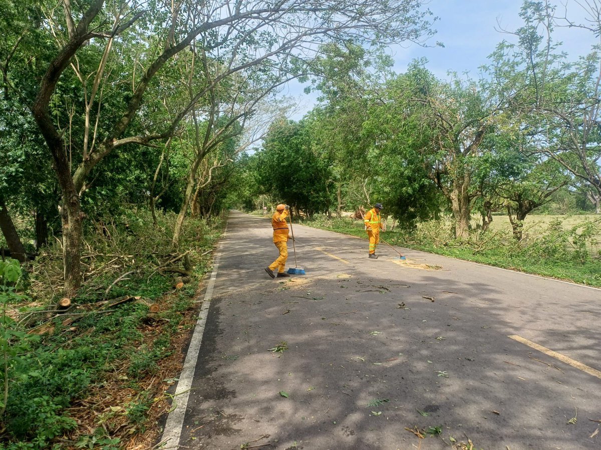 Habilitado el paso por la vía Codazzi-cuatro vientos. 

Gracias al trabajo articulado con la oficina de gestión del riesgo, bomberos de Agustín Codazzi y la comunidad. 

Estaremos atentos ante cualquier novedad.