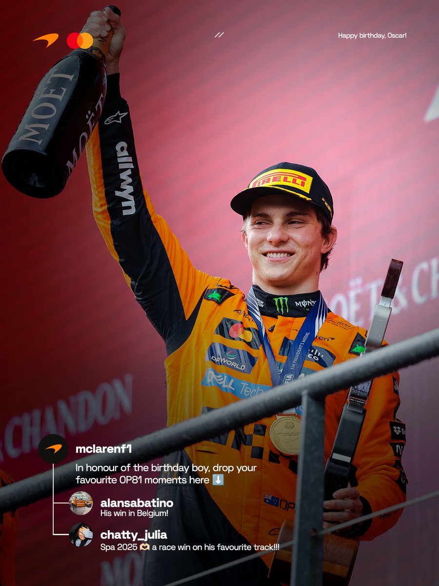 McLaren Mastercard Formula 1 Team tweet media