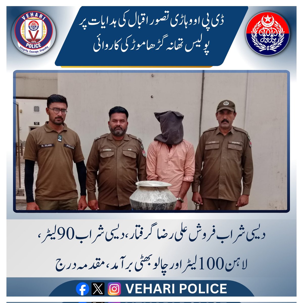 Vehari Police tweet media