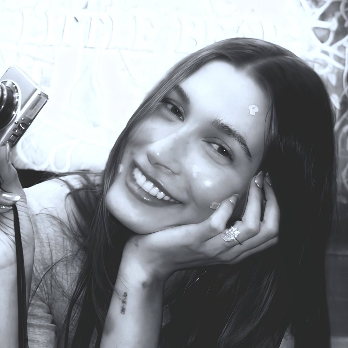 hailey bieber files tweet media