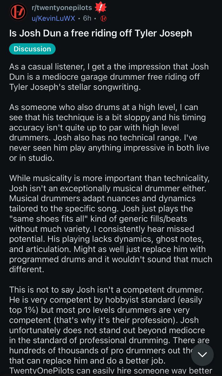 scar (blurryface’s version) SHAKY KNEES tweet media