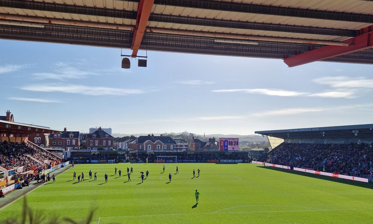 Where has that been recently? #DRFC were poor today, but we still had to put in a shift. Ed James brilliant at the back, won everything in the air. Wareham showing his quality in front of goal. Need to back this up and we may just drag ourselves out this mess... #ECFC
