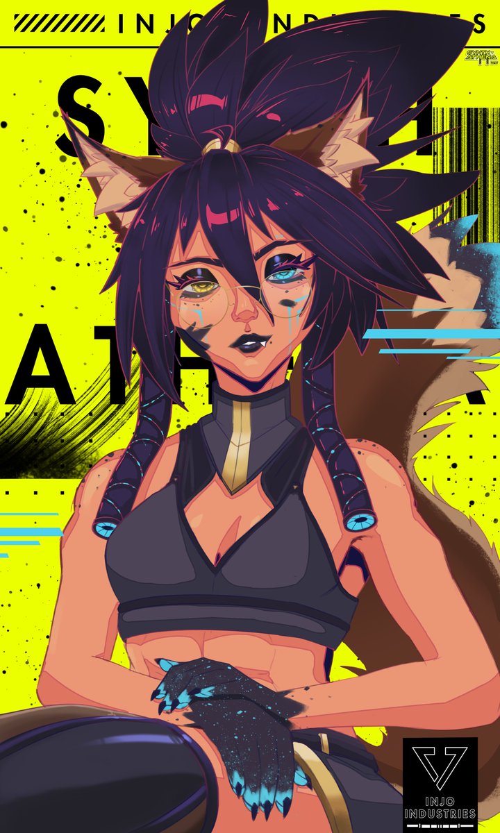 SynthAthena's tweet photo. @isolynthe I've gone through a lot of experimentation! Finally settling into a more anime style though :3 https://t.co/26rutdaNjX
