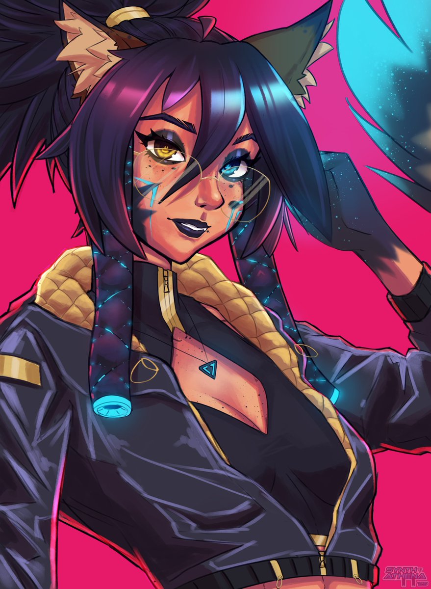SynthAthena's tweet photo. @isolynthe I've gone through a lot of experimentation! Finally settling into a more anime style though :3 https://t.co/26rutdaNjX