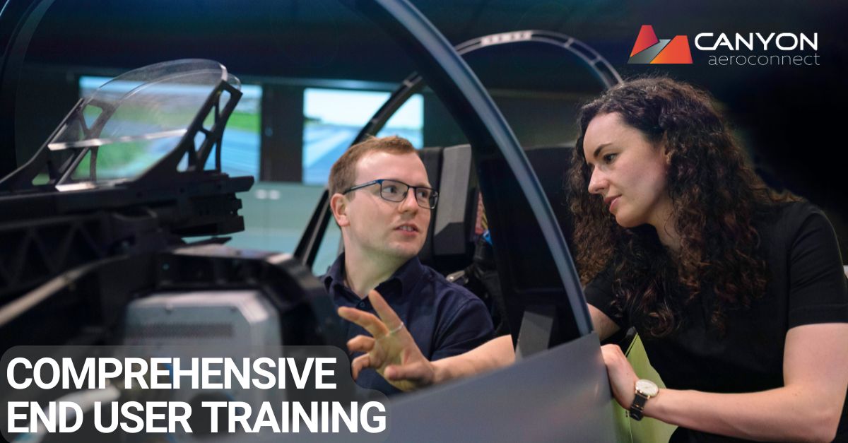 CAeroconnect's tweet photo. 🎓 Comprehensive Training for End Users
 Canyon AeroConnect offers remote or on-site training for pilots, maintenance crews &amp; flight techs-ensuring your team can operate &amp; program with confidence.

🔗 Learn more: https://t.co/FMrTPMIb3u 

#CanyonAeroConnect #Training #Aerospace https://t.co/IxA7qYxMLx