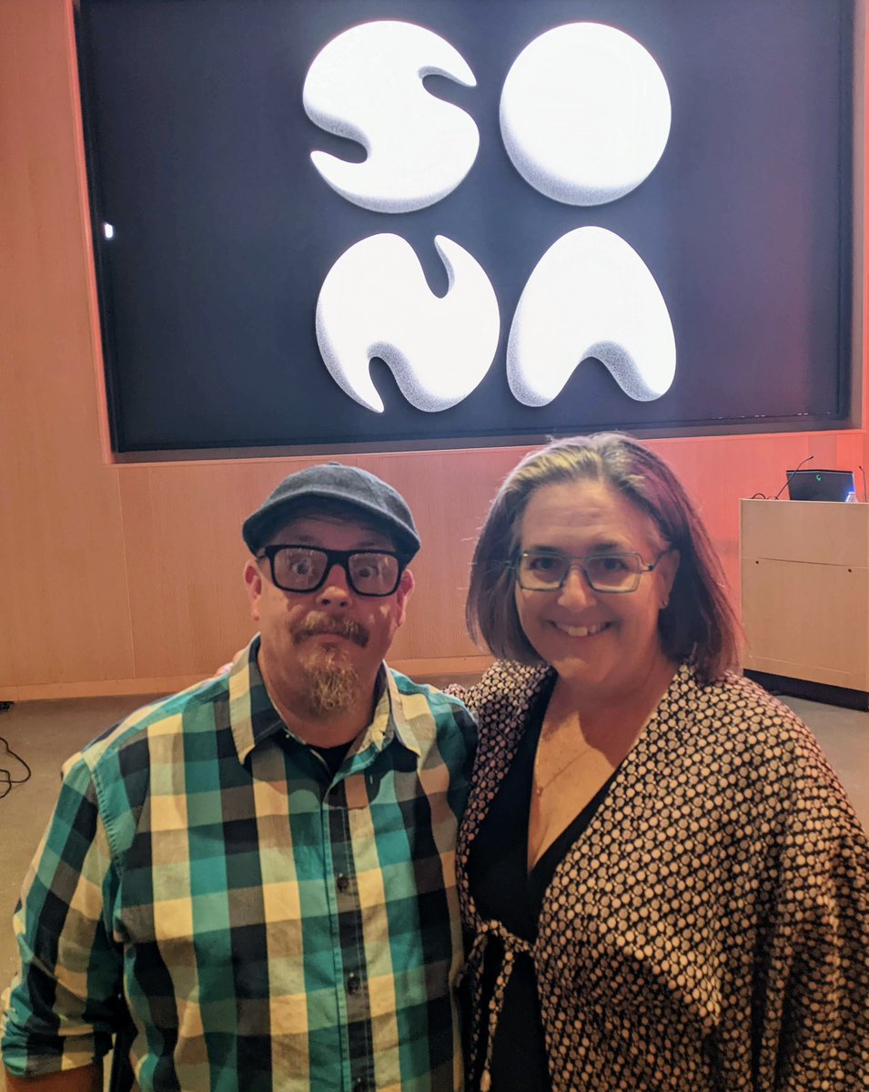 HoppingFun's tweet image. Shawn and Erin Reilly @ebreilly talked about interactive and immersive XR projects from their University of Texas lab that explore ADHD, climate change, and other impact topics.
Take a look:
immersive.moody.utexas.edu #xr #immersive #seriousgames #sona
