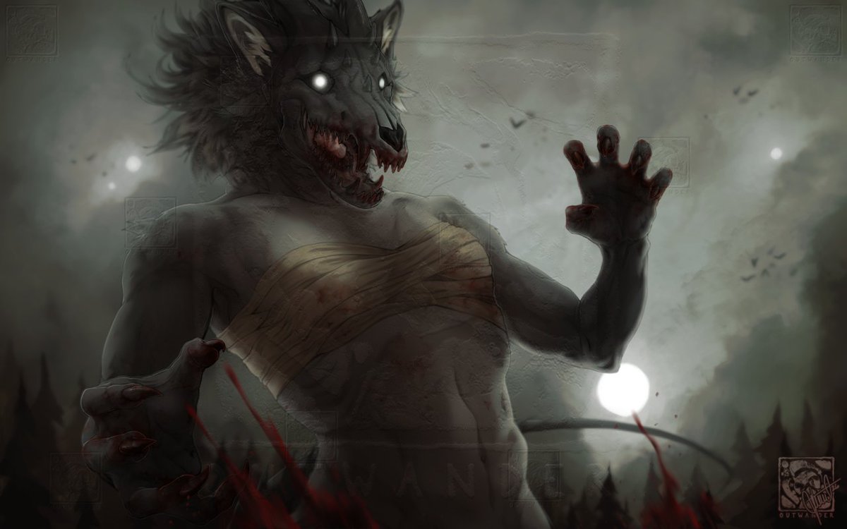 outwander_art's tweet photo. I've finished it! This was supposed to be a simple piece, hehe. Rin fighting to her death high on rage and sugar. https://t.co/9evJzUB104