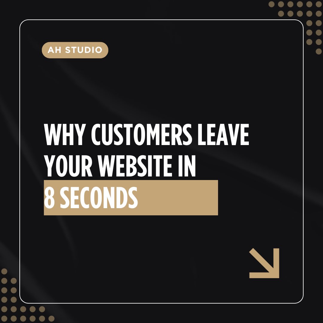 AHStudioHQ's tweet photo. If your website can’t capture attention in the first few seconds, you’re not losing visitors — you’re leaking capital.  

Most designers chase aesthetics. At AH Studio, we build for speed, clarity, and technical efficiency. https://t.co/WSWPX4YuCL