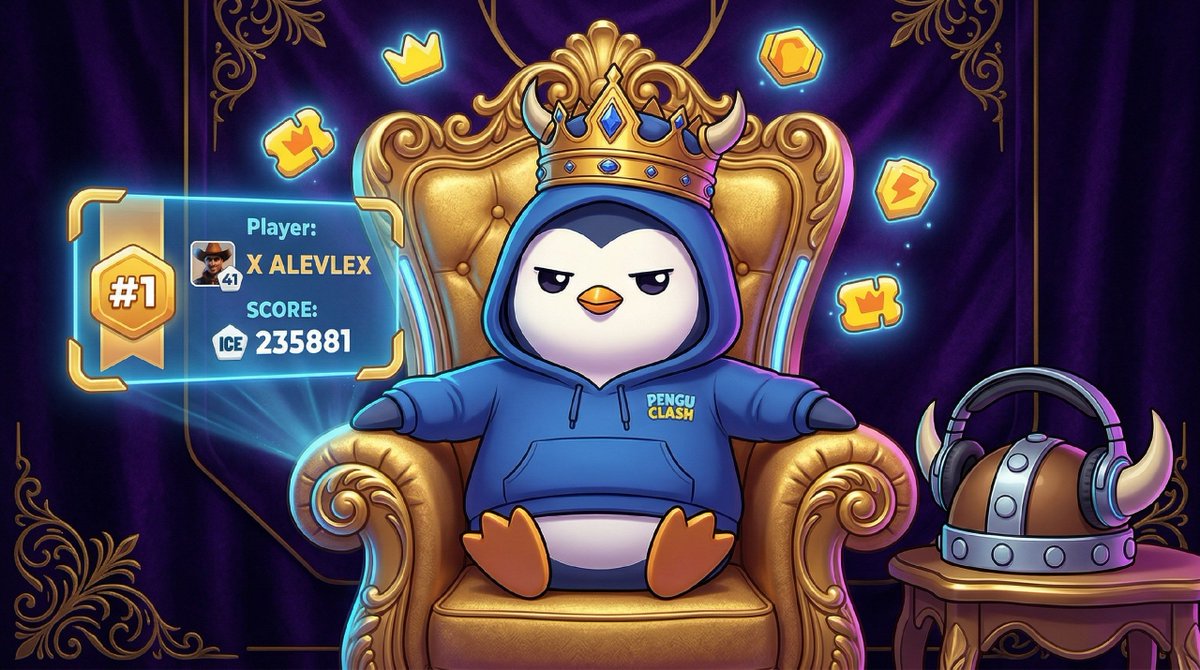 alevlex's tweet photo. Haven't been super active lately but still holding that #1 spot on @PenguClash leaderboard 😮‍💨🐧
But real talk - next season I'm coming back hungry and ready to set new records

The real question is... what season is coming next? 🤔 https://t.co/24sBmxoH7W