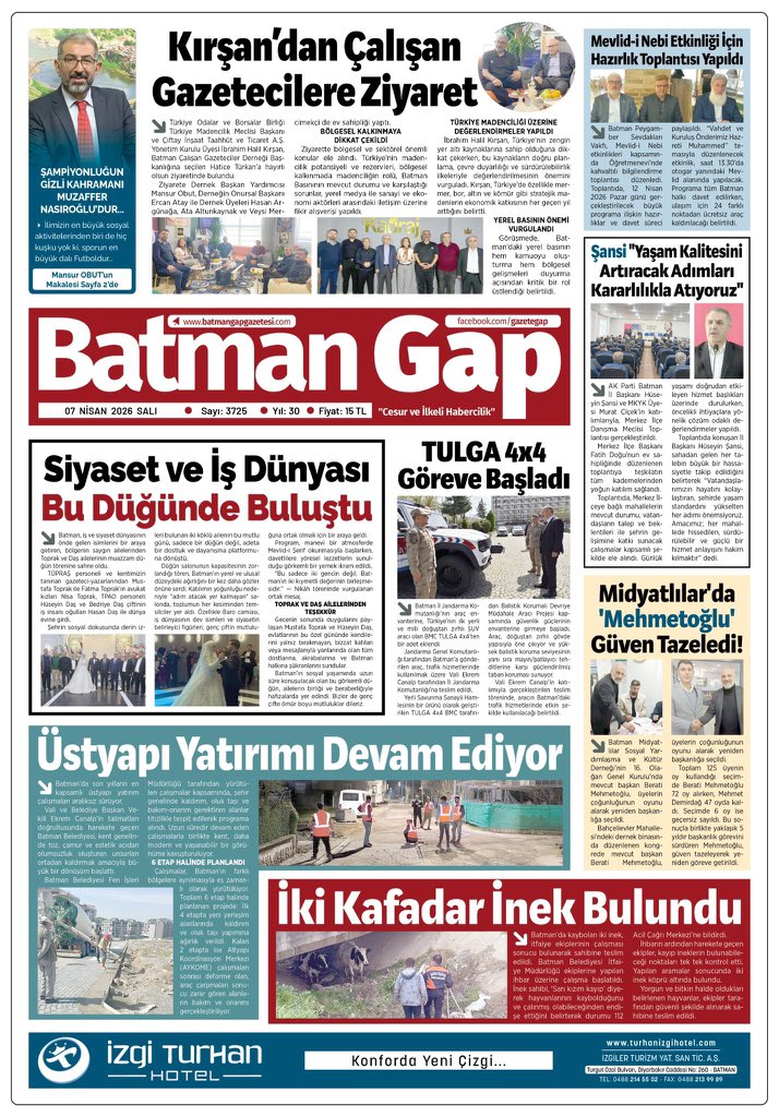 Batman Çalışan Gazeteciler Derneği tweet media