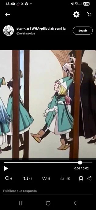 #whaanimespoilers Tartah meio careca, Olruggio andando igual o velho Nolnoa tendo menos de 30 anos, Tetia X Coco irmãs brincando de marcha soldado e, claro, elas. Tá perfeito, mano.