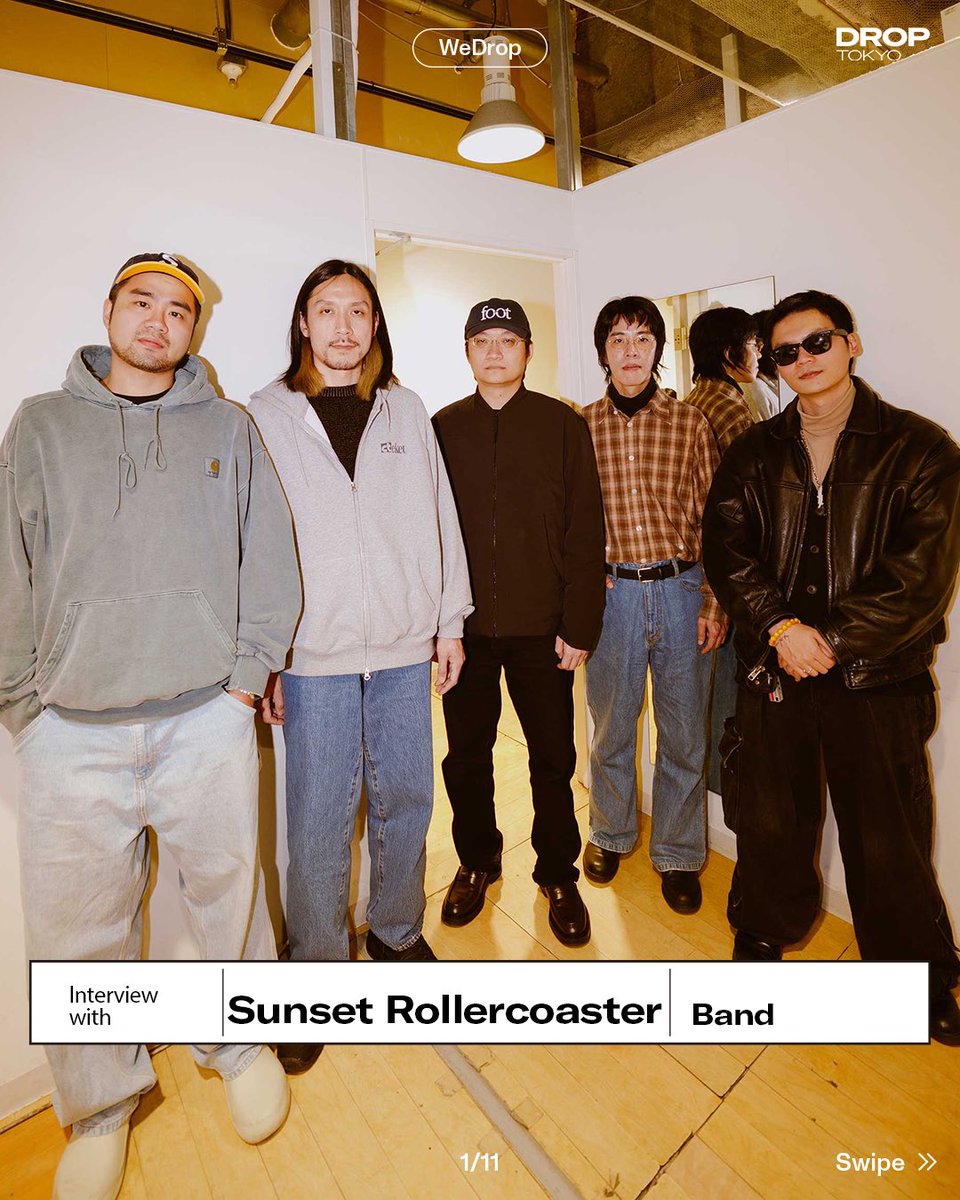 Droptokyo's tweet photo. 台湾を代表する5人組シティ・ポップバンド Sunset Rollercoaster (サンセットローラーコースター) にインタビュー🎤🌅
https://t.co/cCgteOfthQ
注目してる日本のアーティストやメンバー内で流行ってることなどを聞いてみました🎷🎶
#落日飛車 #SunsetRollercoaster #droptokyo https://t.co/CIwaetajLy