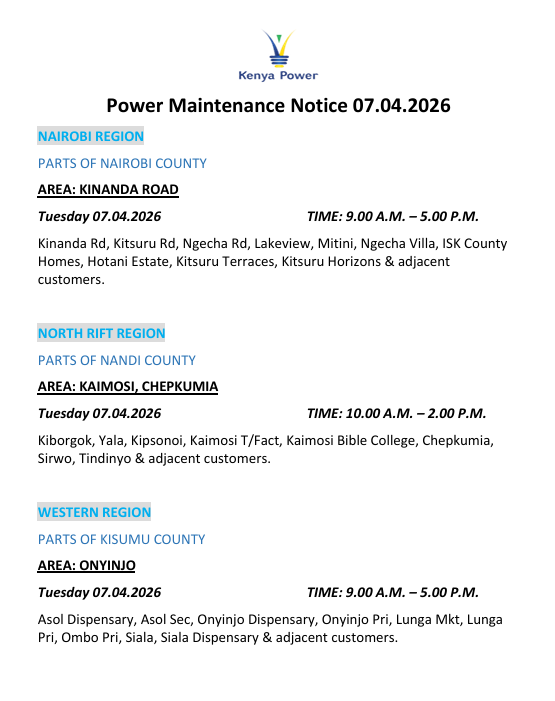 Kenya Power tweet media