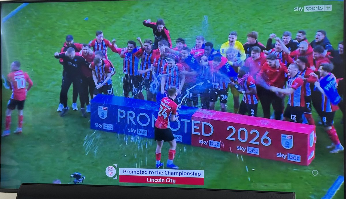 WoW Championship football next season. 

Could it be the League One title next for <a href="/LincolnCity_FC/">Lincoln City FC 🇺🇦</a> 🔴⚪️
#WeAreImps #ImpsAsOne