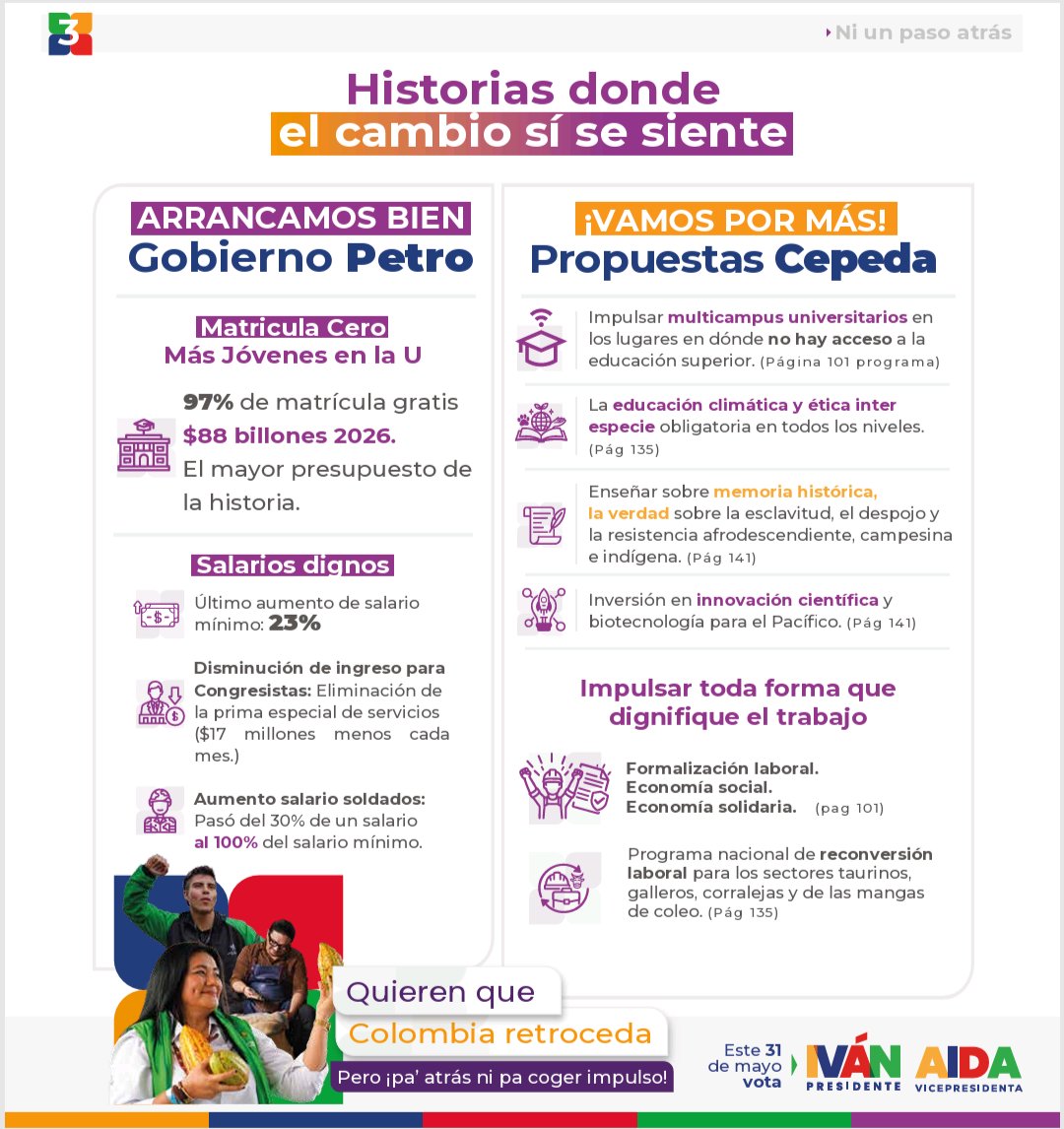 Pacto Histórico Colombia tweet media