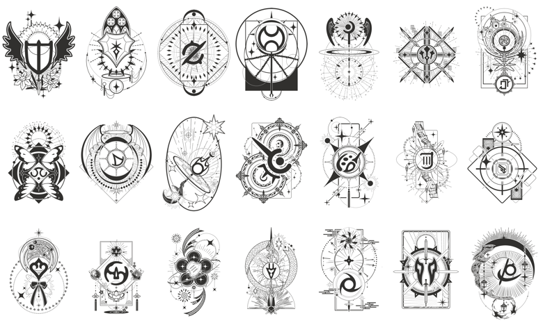 With fanfest coming up soon, I've gotten a lot of messages about these linearts ^^ Yes you can download them totally for free for personal usage for your wol card/stickers/cosplay/display for the con!
Link to them on my digital shop: ko-fi.com/s/2e76352d92