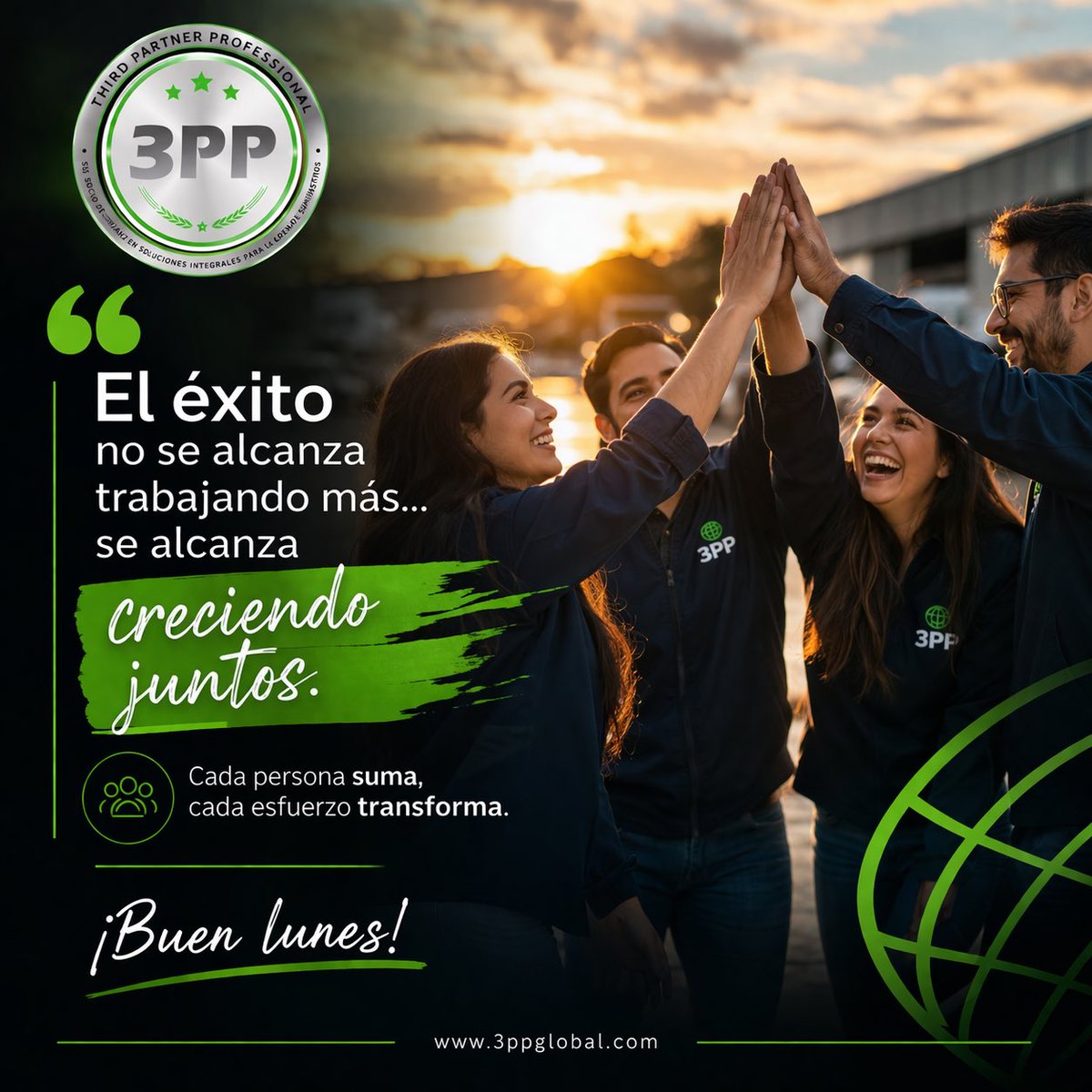 3ppScp's tweet photo. Los resultados no solo se construyen con metas…
se construyen con personas que creen en lo que hacen.

Cuando hay compromiso, todo empieza a tomar forma.

Que sea una semana de enfoque, actitud y equipo. 💚🚀

🌐 https://t.co/lu5uVGDV0c

#3PP #Liderazgo #TrabajoEnEquipo https://t.co/ZwfGMXmNW4