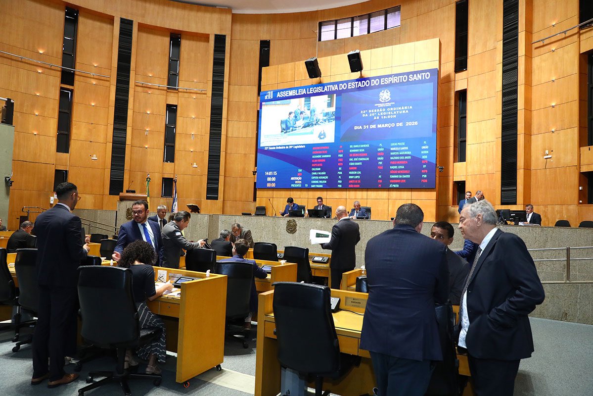 Pauta de votações desta segunda traz uma urgência e quatro vetos. 
al.es.gov.br/Noticia/2026/0…