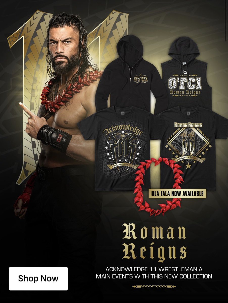 TheRREmpire_'s tweet image. Get your merch now now at @WWEShop ! #wwe #raw #smackdown #wrestlemania