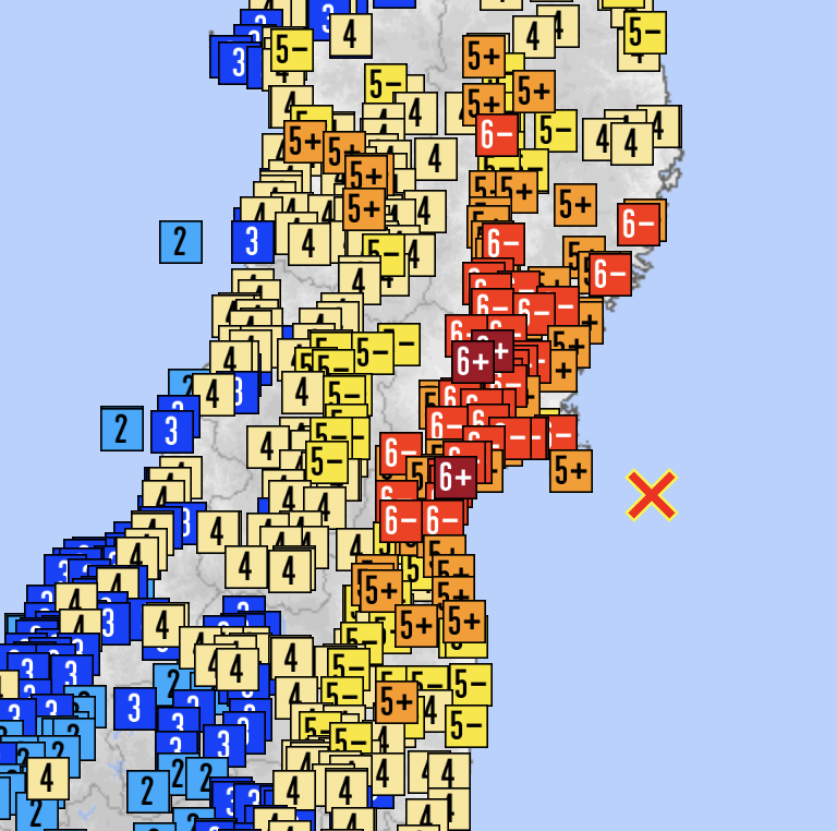 地震インフォ tweet media