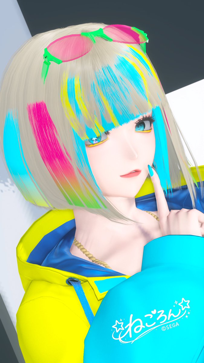 すいすいすいようび～おっはよ～～～！
あねごろんもビビットカラーした～😁
#メンテの日じゃないけどssを貼る
#PSO2NGS_SS