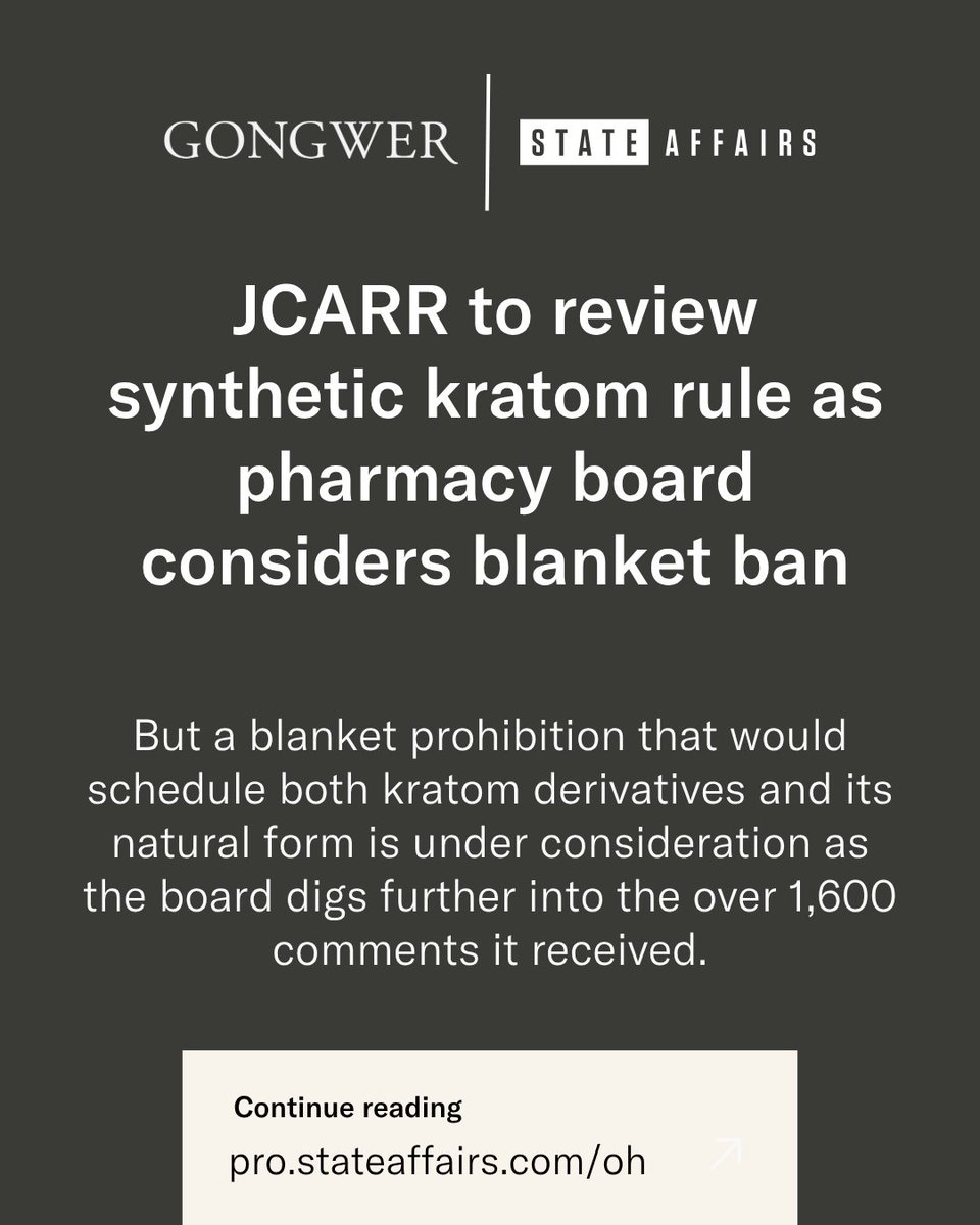 Gongwer Ohio (State Affairs Ohio) tweet media