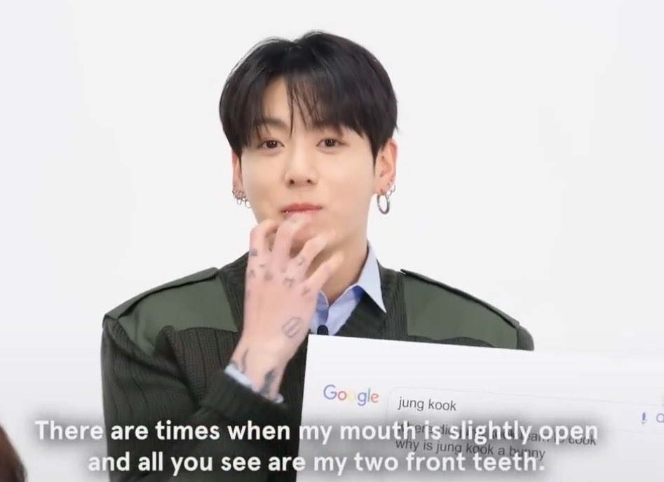Me and Jungkook suffering from bunny teeth syndrome 💔