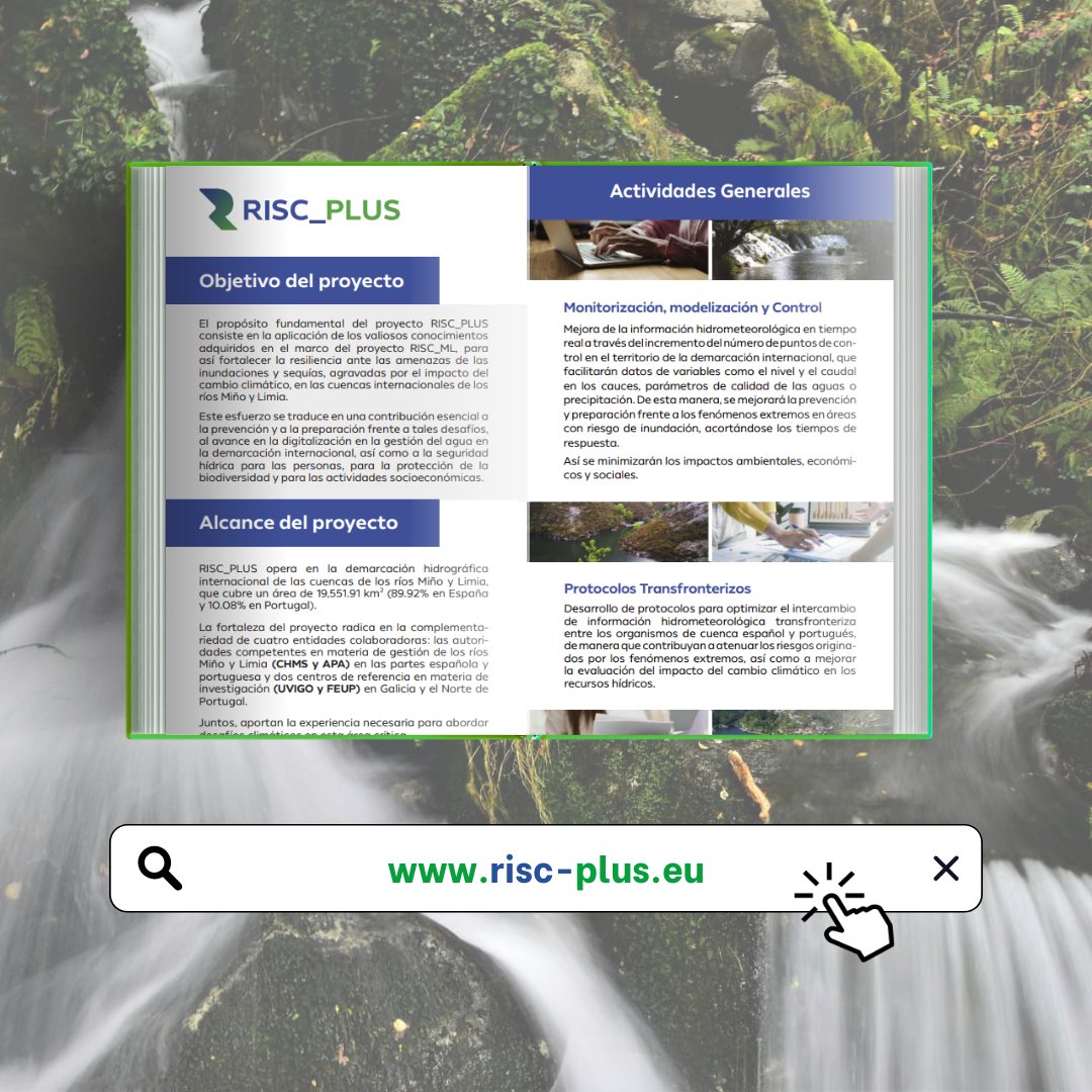 Risc_Plus's tweet photo. 💧𝑪𝒐𝒏𝒐𝒄𝒆𝒓 𝒆𝒔 𝒆𝒍 𝒑𝒓𝒊𝒎𝒆𝒓 𝒑𝒂𝒔𝒐 𝒑𝒂𝒓𝒂 𝒑𝒓𝒐𝒕𝒆𝒈𝒆𝒓.

Descubre cómo trabajamos en la gestión del agua, la prevención de riesgos y la adaptación al cambio climático 🌍

📄 Descarga el folleto: https://t.co/hYYseWKrfo

@poctep 
#RiscPlus #FEDER #POCTEP https://t.co/nPF661V3mA