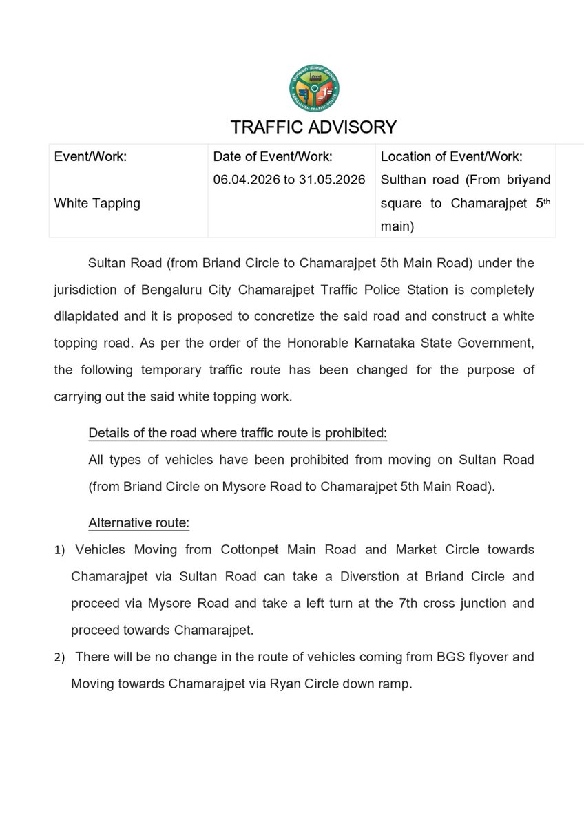 ChamarajapeteTrafficPs tweet media