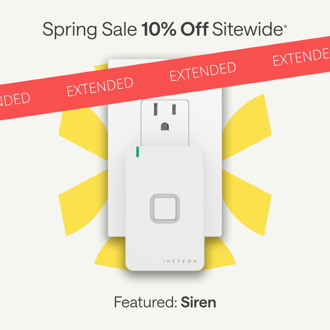 Insteon tweet media