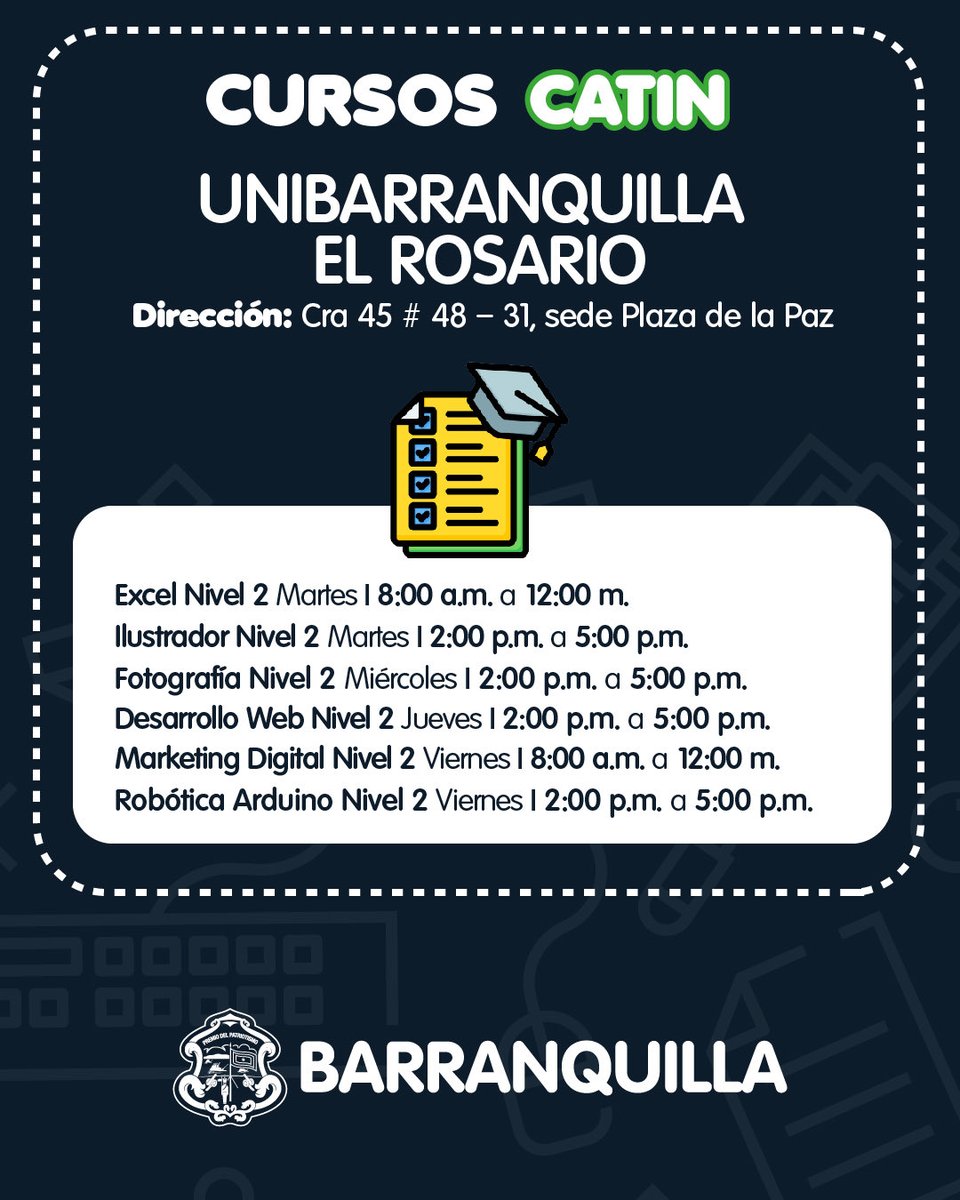 alcaldiabquilla's tweet photo. Barranquillero, tu talento no tiene límites. En nuestra ciudad seguimos impulsando el conocimiento con oportunidades para todos. https://t.co/tlcQRYs4TJ