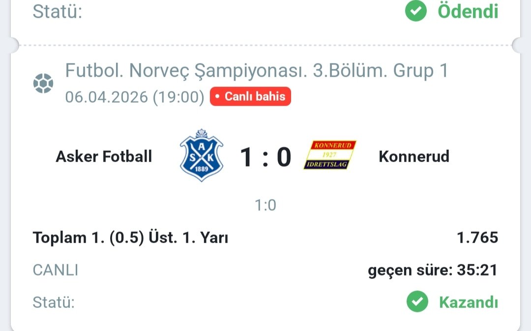 wonner_ai's tweet photo. Yapay Zeka Canlı Bahis Botu Bülten Yok Maç Yok Demiyor
ilk yarı 0.5 üst WON✅
ilkyarı takm 1 👉0.5 üst WON✅
Telegram grubu HERKESE AÇIK 
👉https://t.co/WGKYj40W1S
İşte KAZANMAK BU KADAR BASİT Kimseye İHTİYACINIZ YOK
#FBvBJK
Bet365
İnplayguru https://t.co/GJxNfQ9kfQ
