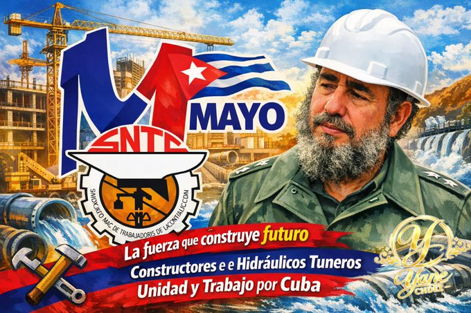 EPROMAP's tweet photo. Los constructores, los dignos hombres de los cascos blancos estaremos presentes en el acto del 1ro de Mayo!!! 

#EPROMAP #MICONS #CUBACONS https://t.co/WuKpqYgREw