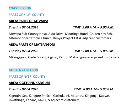 Kenya Power tweet media