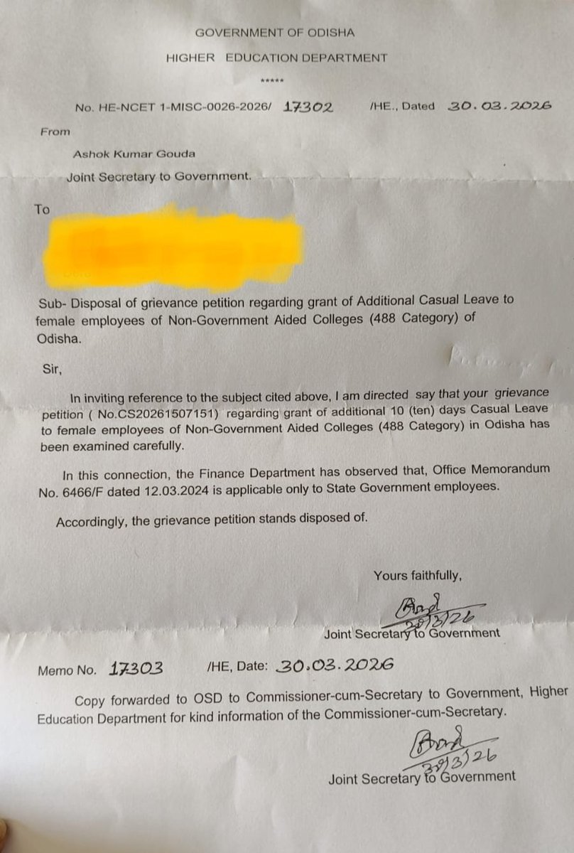 Odisha SSB Lecturers' Association(OSLA) tweet media