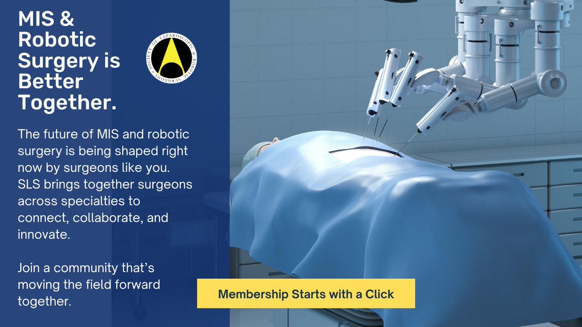 Society of Laparoscopic & Robotic Surgery (SLS) tweet media