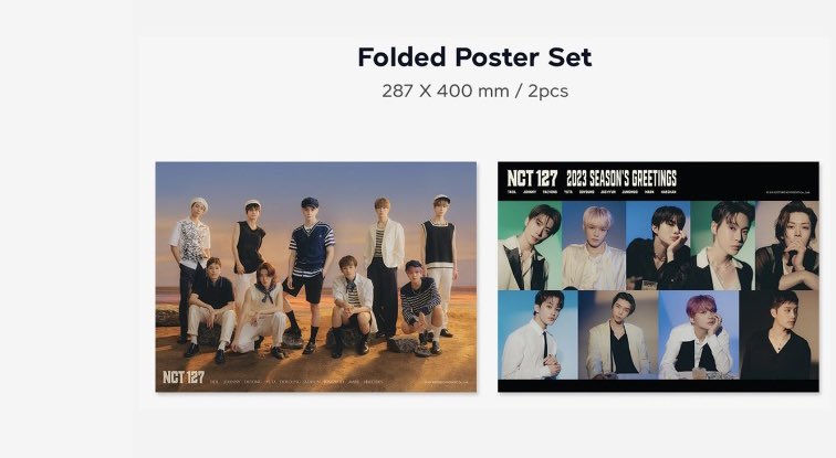 _augustthirteen's tweet photo. พร้อมส่ง wts ♡︎
NCT 127 Season’s Greeting ssgt 2023

♡︎ รูปคู่ A4 + โปสการ์ดจอห์นนี่ แทยง 60.-
♡︎ folded poster โปสพับ 2ใบ 70.-
—— 

📮 ส่งฟรี eco-post
#ตลาดนัดnct #ตลาดนัดnct127 https://t.co/8MHApXUYmg