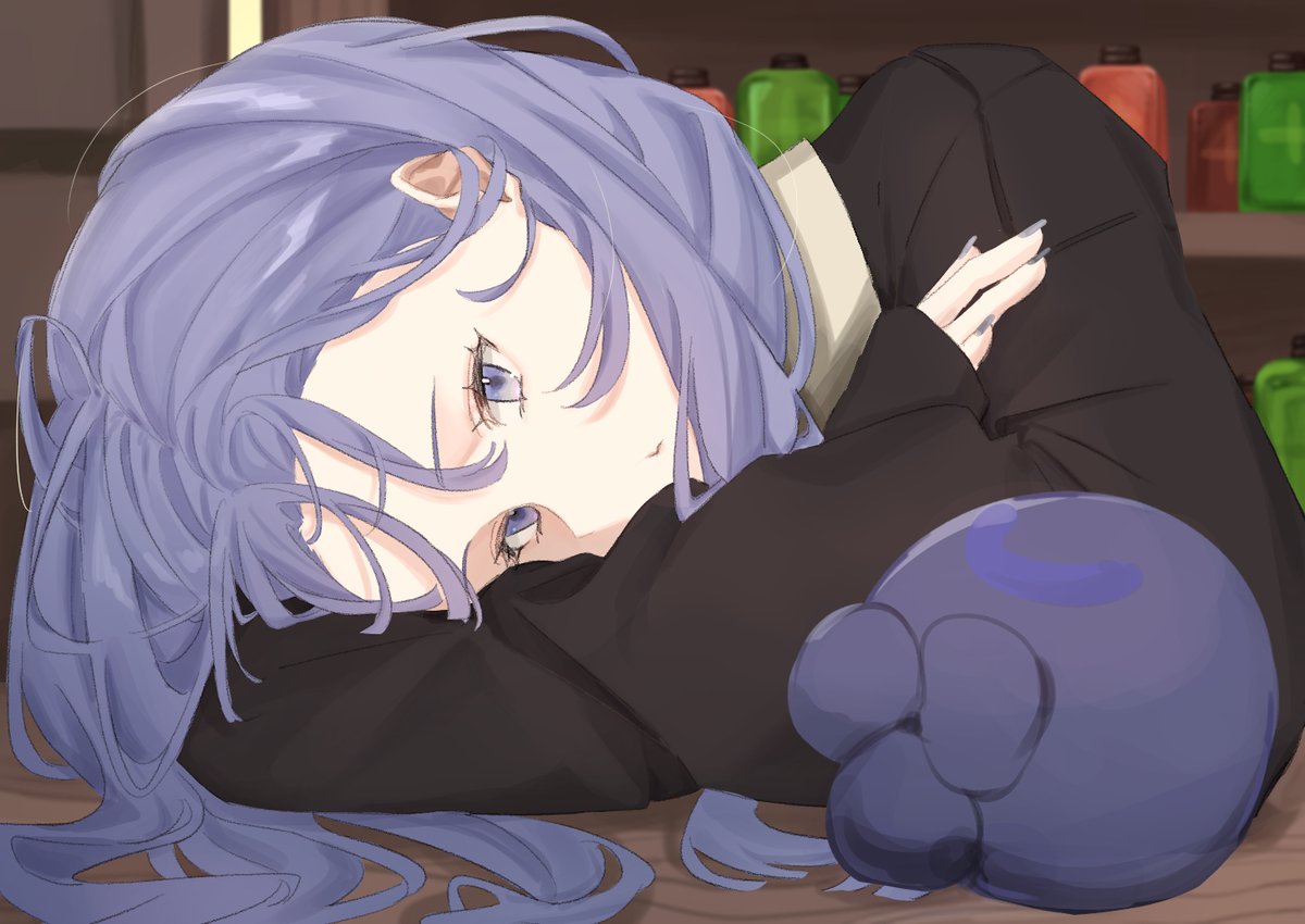 退屈な店番
＃ぽんとれーと