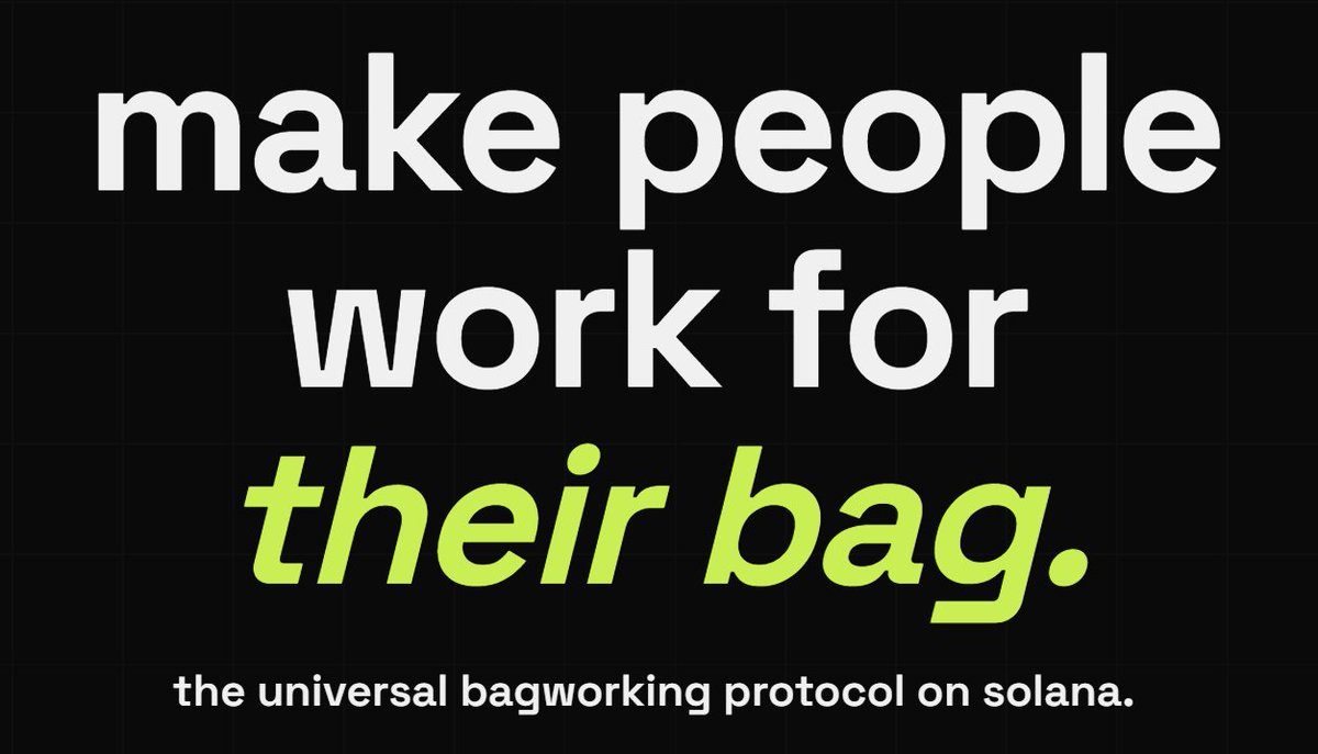 bagworksfun's tweet photo. bagworksfun is entering the arena.

200+ bagworkers already on the waitlist.
first 100 get OG status + a soulbound OG badge airdropped at mainnet launch.

join the waitlist 👇 https://t.co/t9Zrf5qVp0