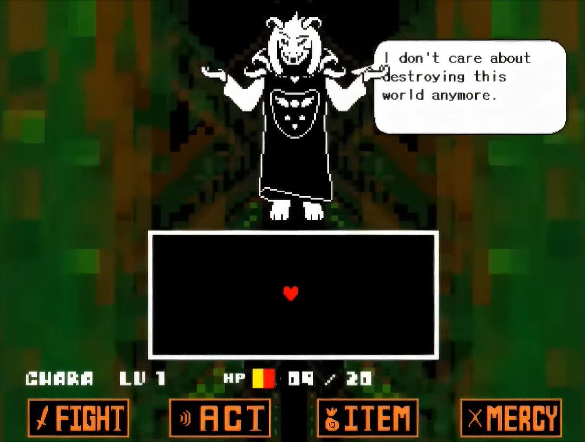 @dtasriel The exact wording is used for/by both the Knight and Asriel lmao