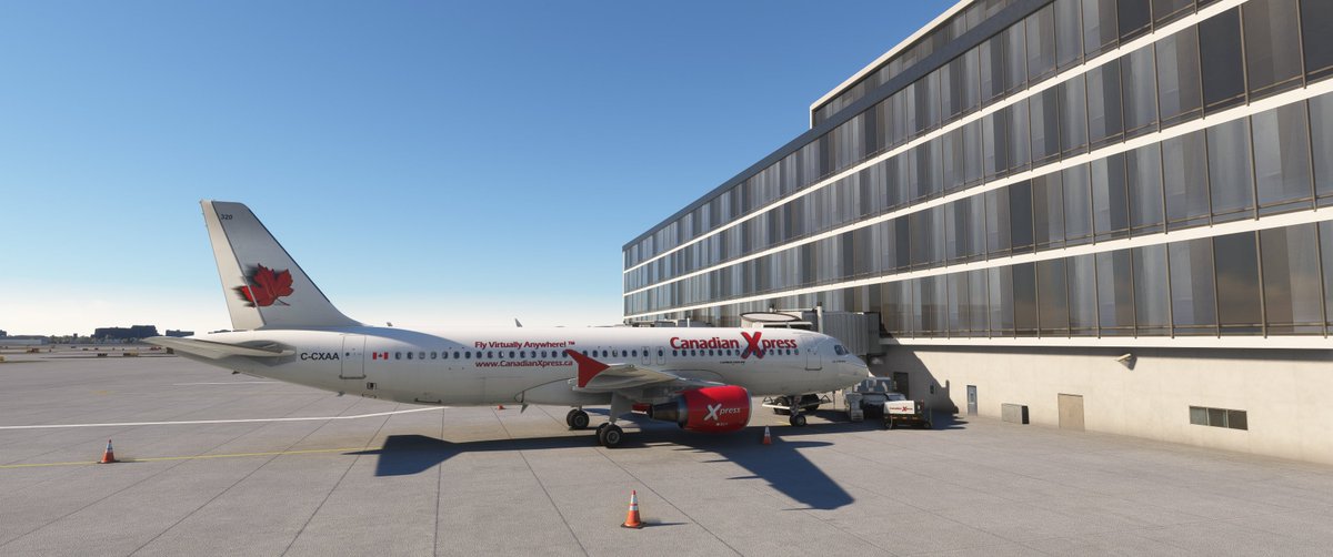 CXA001's tweet photo. 1/2 Photo dump from today's flight from Tampa International (KTPA) to Macdonald Cartier International (CYOW) 2 hours 41 minutes on @vatsim  with the @canadianxpress  Airbus A320-200. https://t.co/gEsiEx7D0x