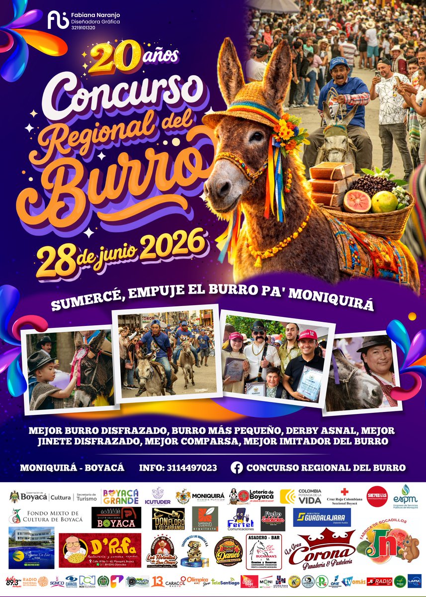 RamirezJho7335's tweet photo. La invitación especial 20 años del evento más campesino y autotono de boyaca https://t.co/oxyyfCtm0A