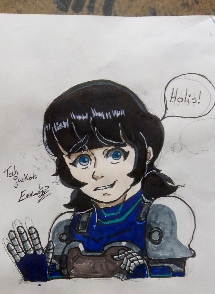 GxEmmanuel's tweet image. Holis" adore mucho a Zoey y quise dibujarla  #techjacket #Invincible