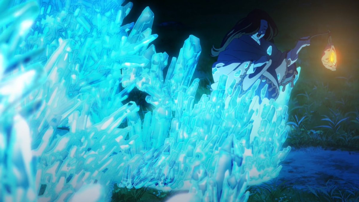 とんがり帽子のアトリエ、形は原型がかなり分かりにくいけど固まる前のこのリアクションはいいな…… 