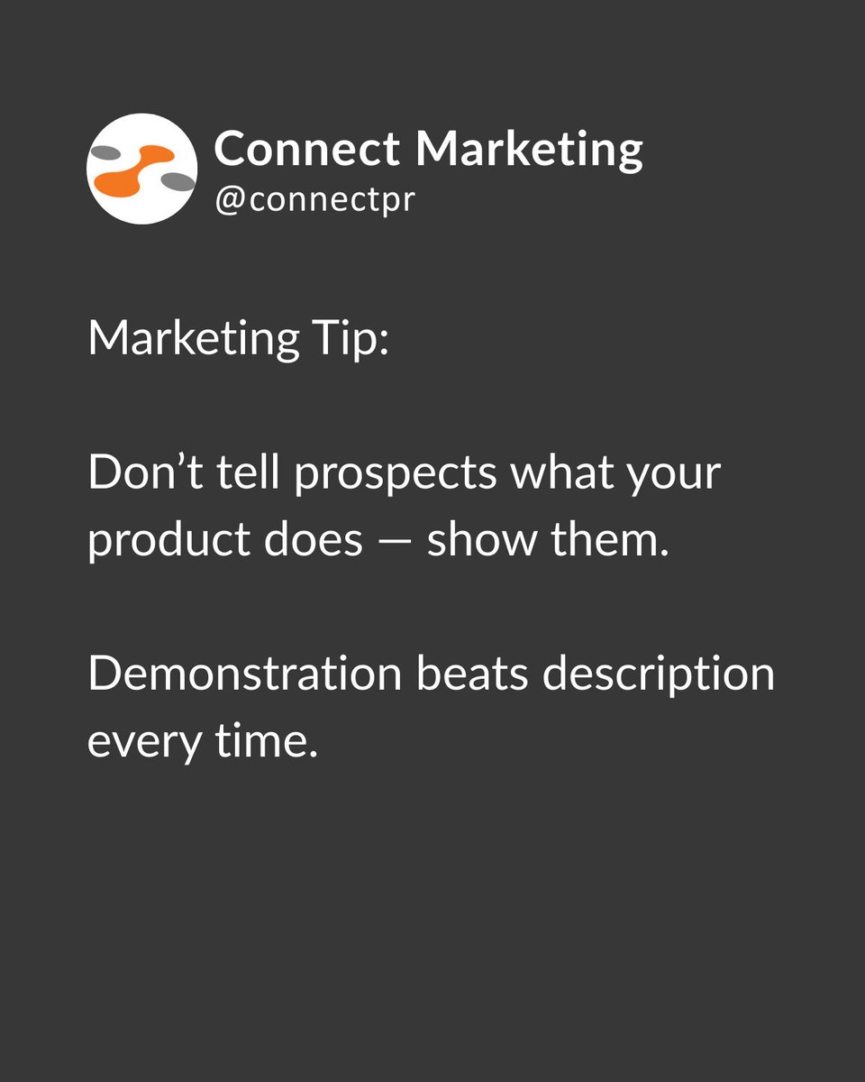 Connect Marketing tweet media