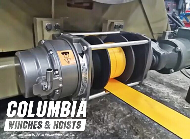 APPI_AlliedPwr's tweet image. JC Steele &amp;amp; Sons enhanced extrusion machine maintenance with a Columbia WG11000 Strap Winch from Allied Power Products, Inc. Features include strap drum conversion and quick-mount brackets for efficiency. #IndustrialEquipment #ExtrusionMachine #Winch alliedpower.com/columbia-extru…
