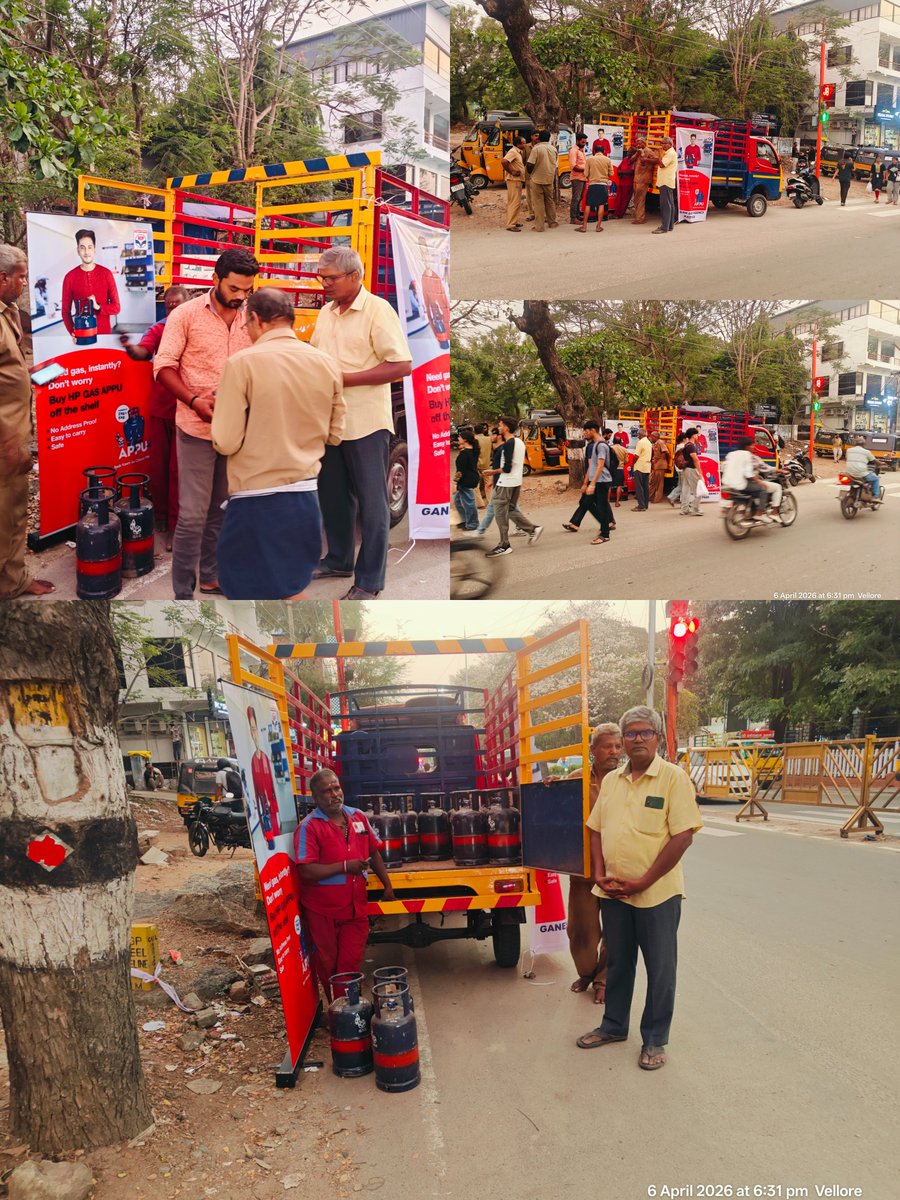 Midhun_HPCL's tweet photo. Seeking immediate access to cooking fuel? 
Cut the noise—get your 5KG APPU direct. Safer, faster, and smarter than instant food or a PG cook. 🍳

5Kg Appu Camp at VIT Vellore

@HPCL @Chennai_LPG_RO  @hpclsz https://t.co/ZAd2QvrbUz