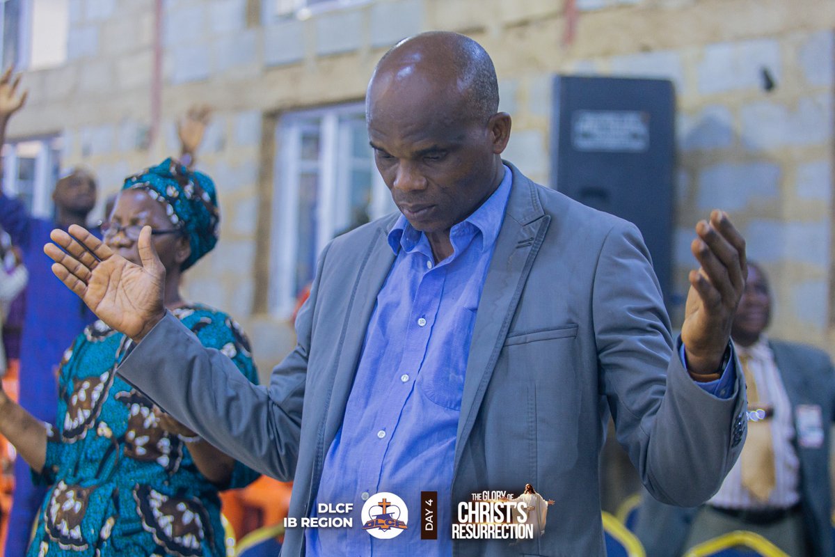 dlcfunibadan's tweet photo. With hands raised in holy surrender to the risen King. 
Yes, He is alive and His death brought us freedom. 
He is risen, and we are free! ✨❤️‍🔥🔥

#DLER2026
#EasterRetreat
#dlcfunibadan 
#dlcfibregion https://t.co/rO9v8InZqH