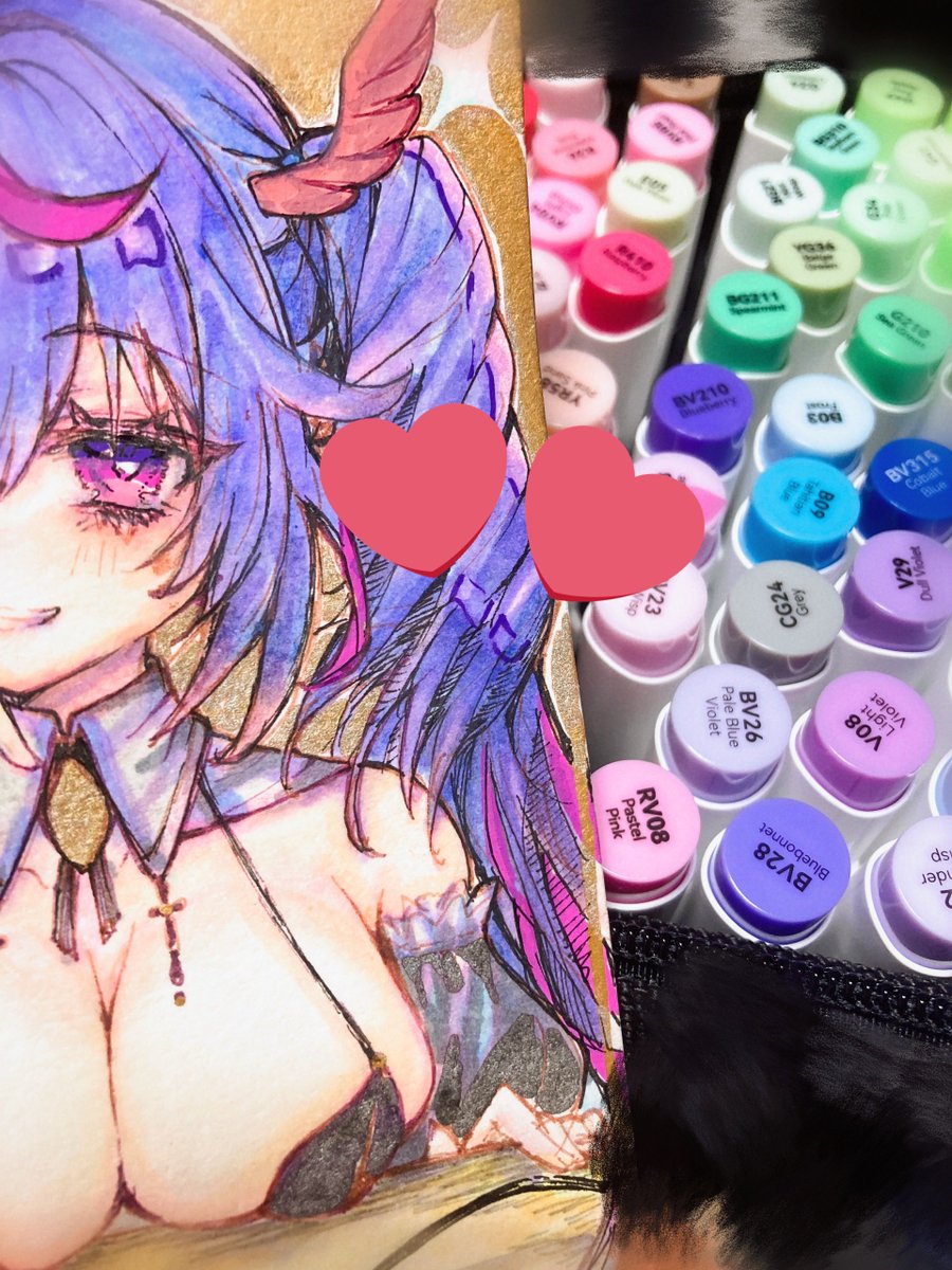 miniyon01's tweet photo. 新画材ー！ https://t.co/CPWSAXxg44