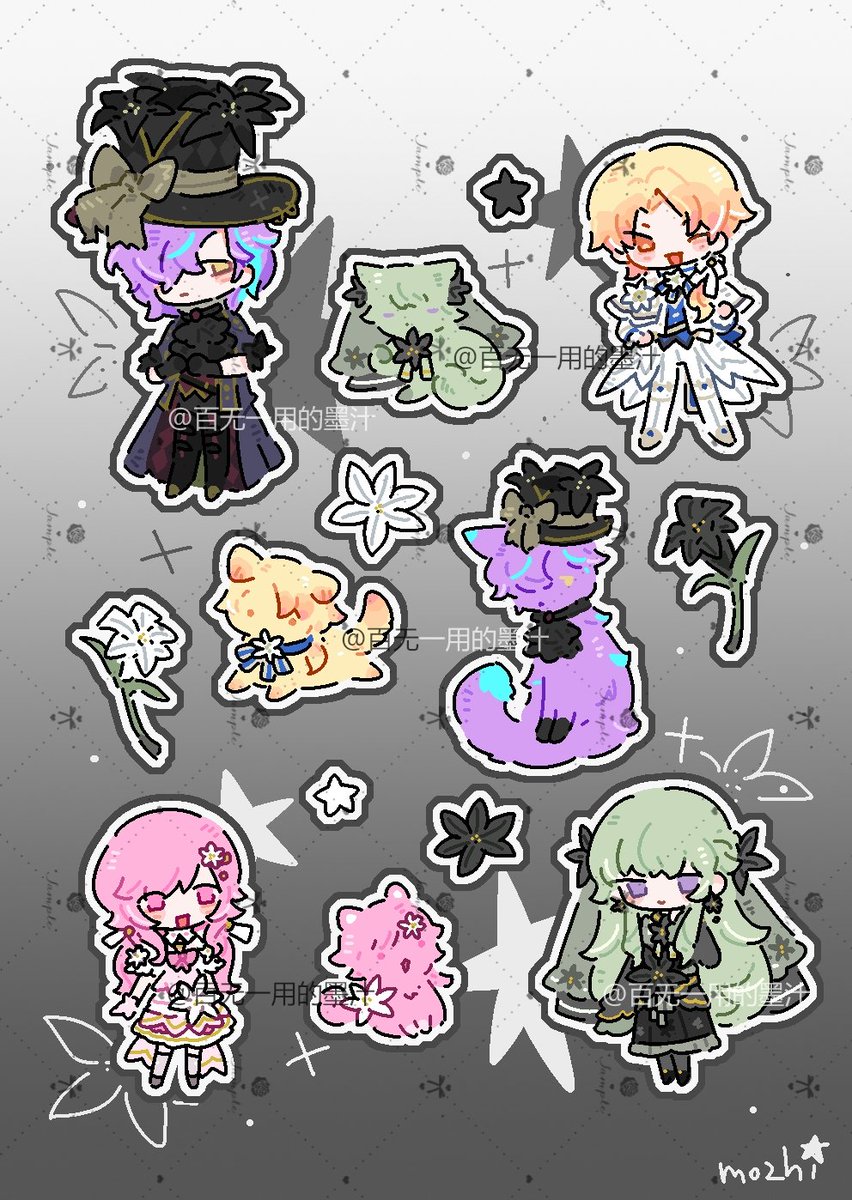 #prsk_fa
🐰🎄🎃🖤🤍🎪